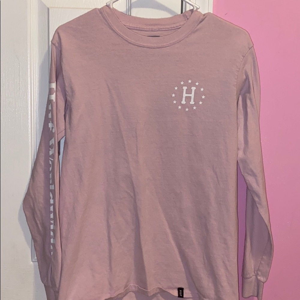 HUF pink shirt